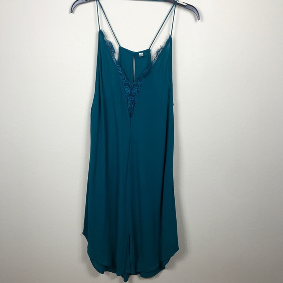 Free People Dresses & Skirts - FREE PEOPLE INTIMATELY SMALL TURQUOISE BLUE DRESS